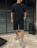 Σετ Μπλούζα Βερμούδα - Μαύρο