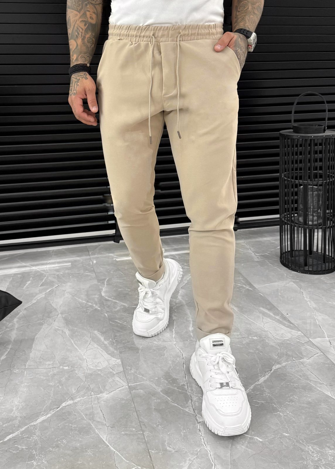 Bianco Pant - Beige