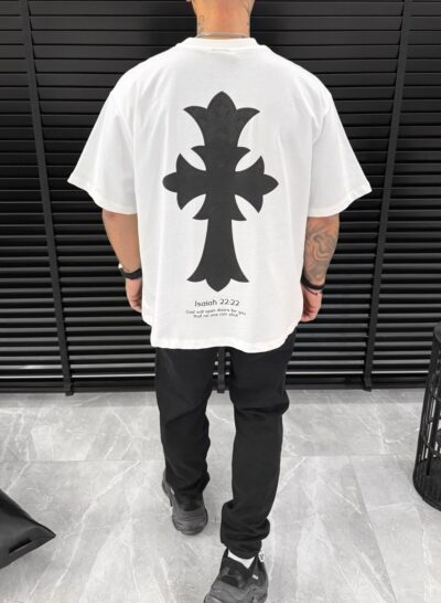 Cross T-Shirt - White - Image 2