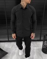 Cotton Shirt - Black