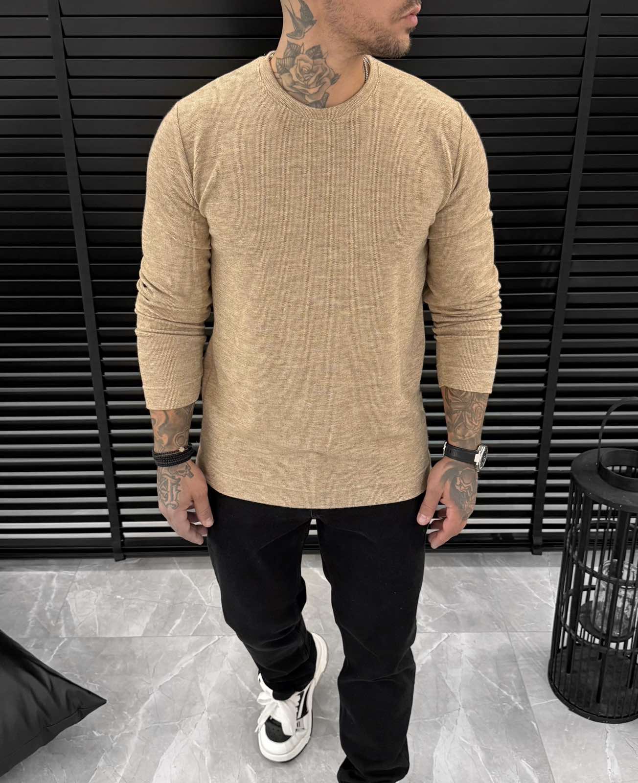 Blouse Reckless Knitted - Beige