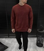 Alcantara Longsleeve – Burgundy