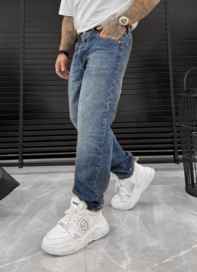 Straight Jean - Blue - Image 2