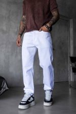 Jean Loose BL - White