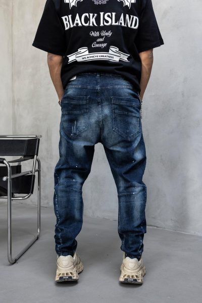 Jean Ripped BL - Dark Blue - Image 2