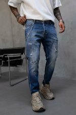 Jean Ripped BL - Blue
