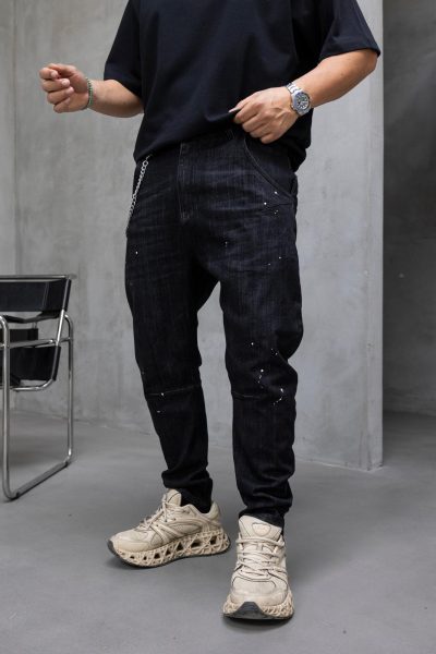 Jean Splashed BL - Black - Image 2