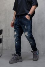 Jean Distressed BL - Dark Blue