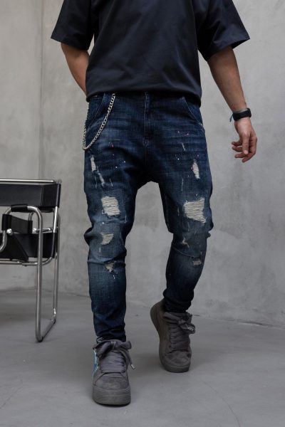 Jean Distressed BL - Dark Blue - Image 2