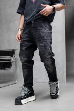 Jean Distressed BL - Black