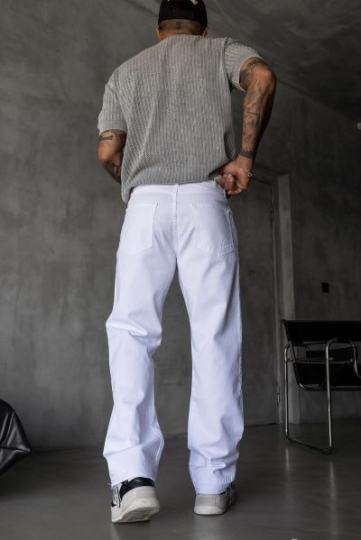 Jean Straight BI - White - Image 2