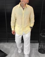Linen Shirt - Lemon