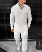 Striped Set - Light Blue