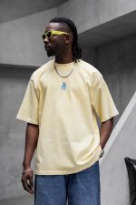 T-Shirt Black Team - Lemon