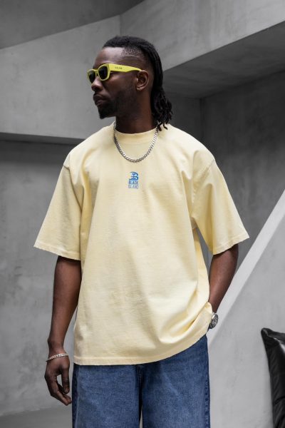 T-Shirt Black Team - Lemon