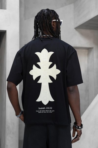 T-Shirt Cross - Black - Image 2