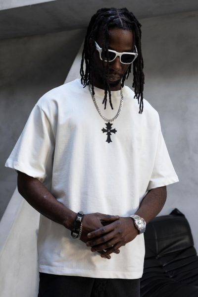 T-Shirt Cross - White