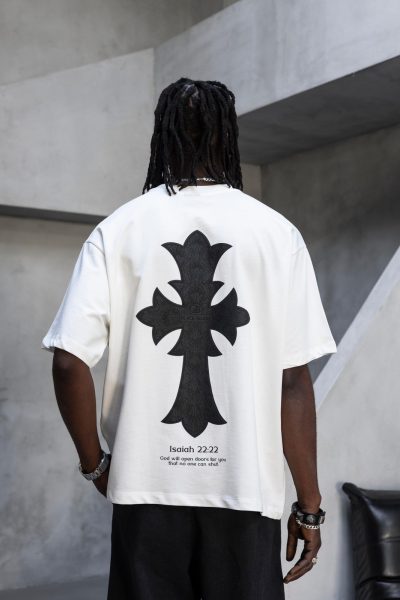 T-Shirt Cross - White - Image 2
