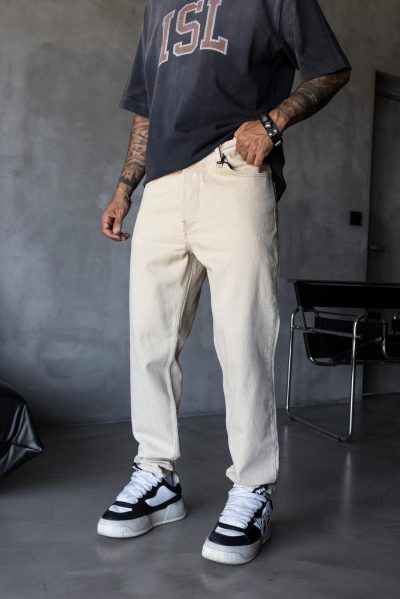 Jean Loose BI - Beige