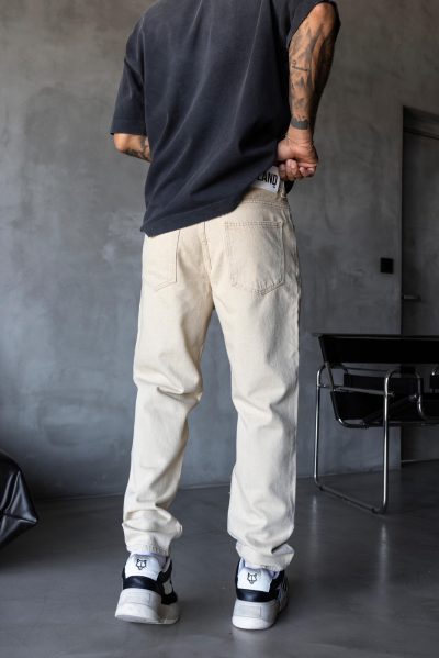 Jean Loose BI - Beige - Image 2