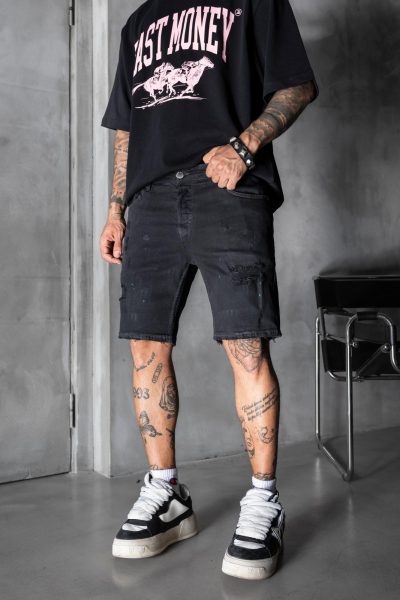 Shorts Jean BI - Black - Image 2