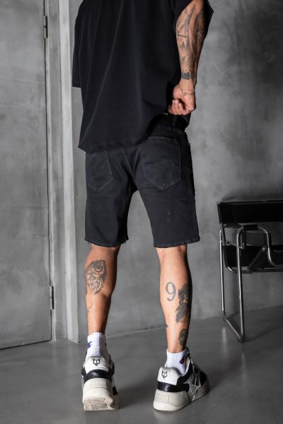 Shorts Jean BI - Black - Image 3