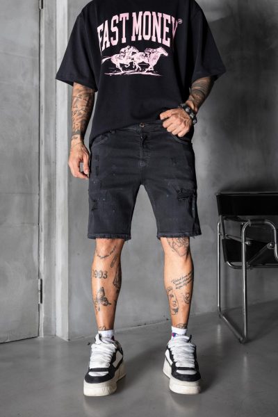Shorts Jean BI - Black