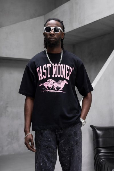 Fast Money T-Shirt - Black - Image 2