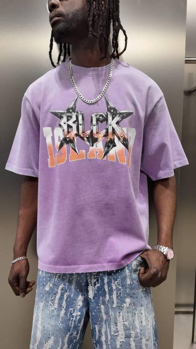 Oversized T-Shirt - Purple - Image 3