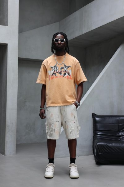 Oversized T-Shirt - Light Orange - Image 2