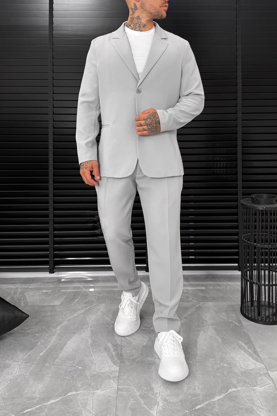 grey me giaka Prime Elegance Set - Grey - Image 1