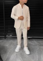 Mini Pocket Mao Set - Light Beige