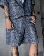 Snake Shorts - Blue