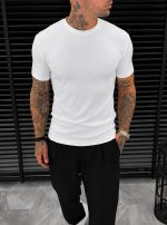 Ribbed T-Shirt - White
